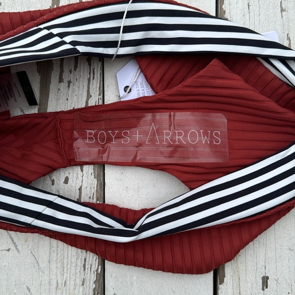 Boys + Arrows Raz Bikini Bottom in Brick Haus - Picture 7 of 8